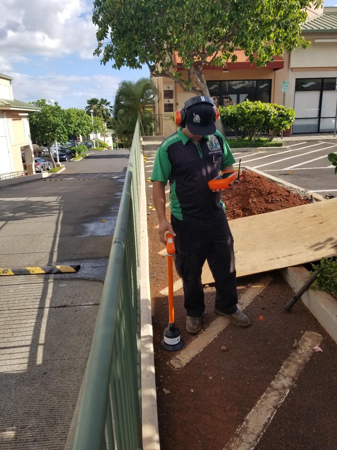 eletro-acoustic leak detection service on commercial property in Honolulu, HI